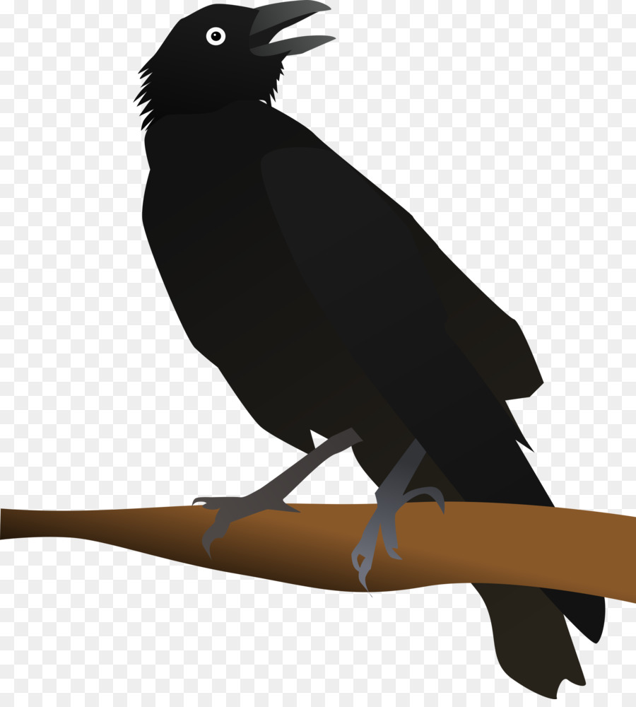 crow clipart tree clipart