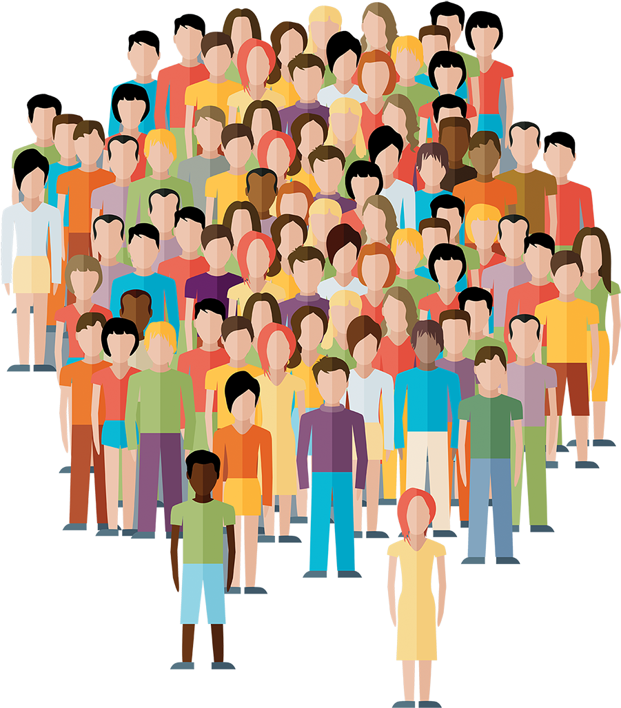 Crowd clipart big crowd, Crowd big crowd Transparent FREE for download