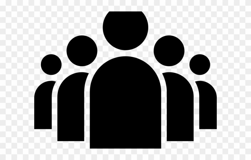 Crowd person icon of. Group clipart bunch