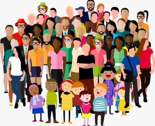 Crowd clipart cartoon. Png characters character 