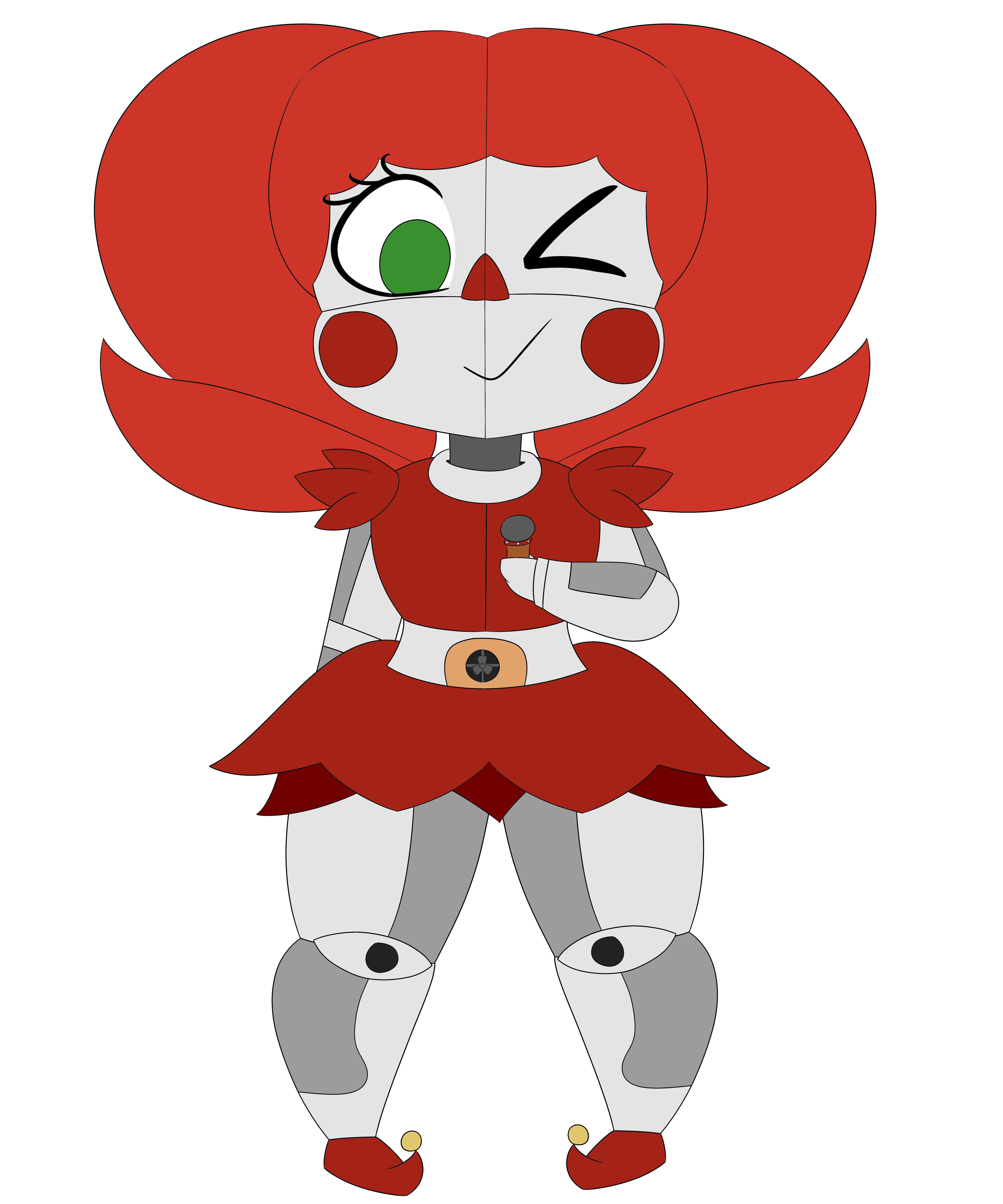 Crowd clipart circus. Cartoony baby fivenightsatfreddys artworkcartoony