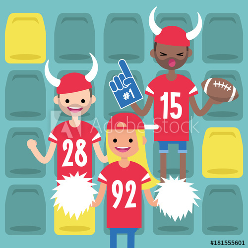 crowd clipart football american stadium crowd