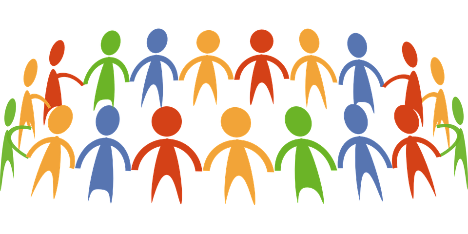 crowd clipart group person