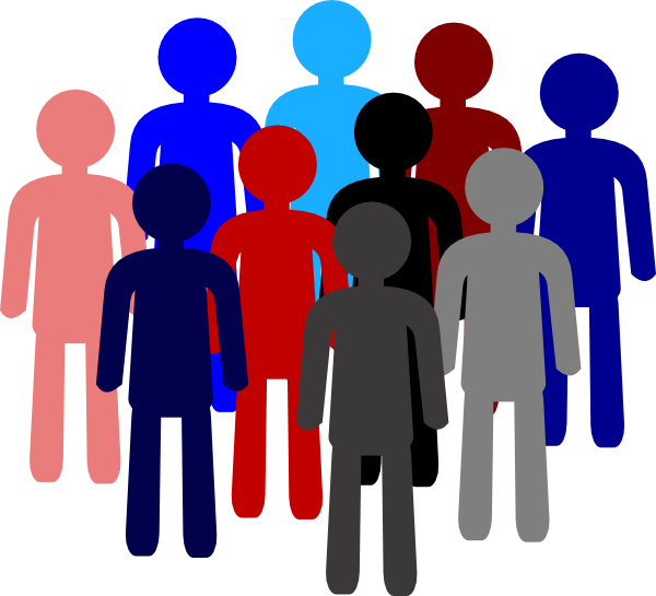  collection of transparent. Crowd clipart high population