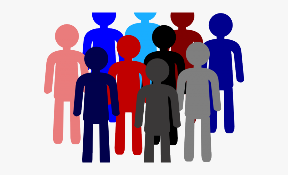 Cliparts small . Crowd clipart population density