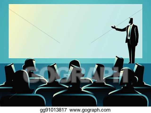 Free download clip art. Crowd clipart presentation audience