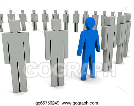 crowd clipart row person