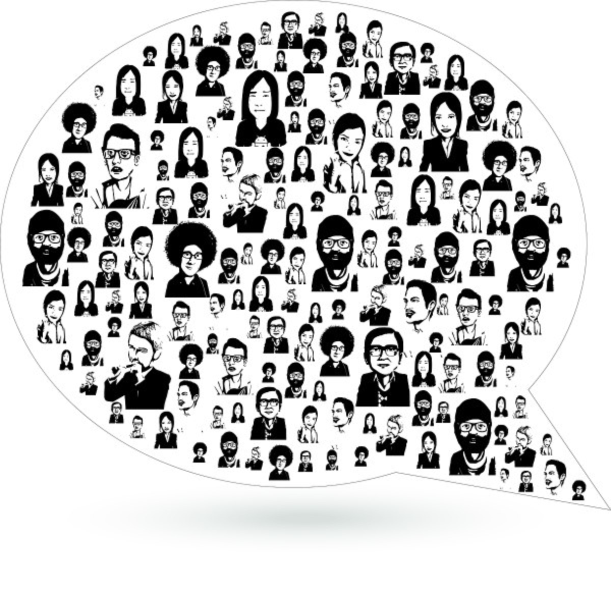 Crowd clipart sample population. Crowdsourcing wikipedia 