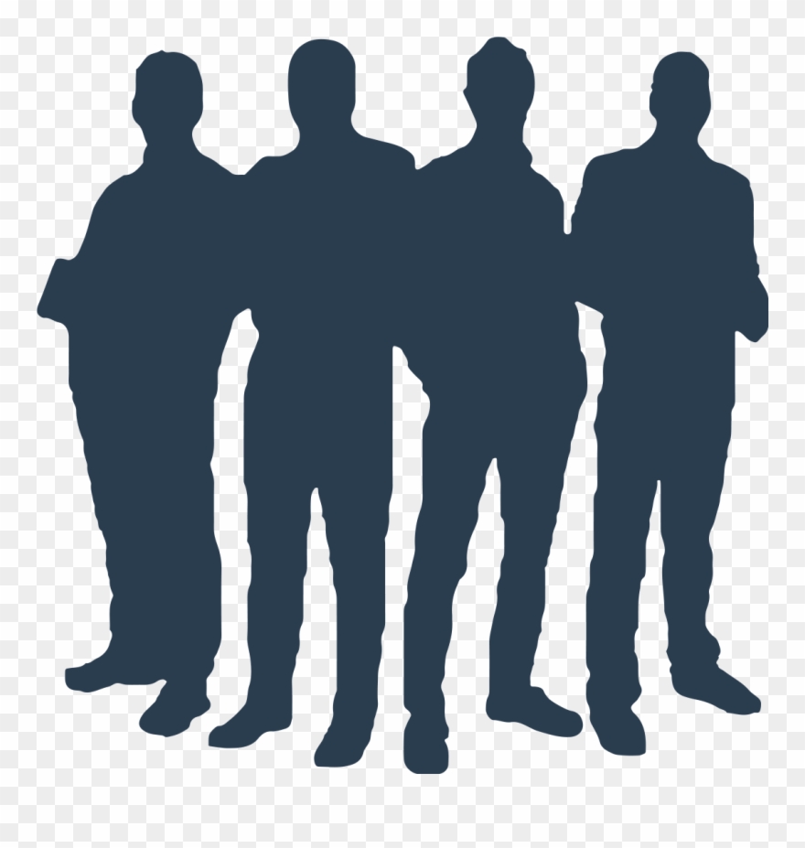 Crowd clipart standing. Png download 