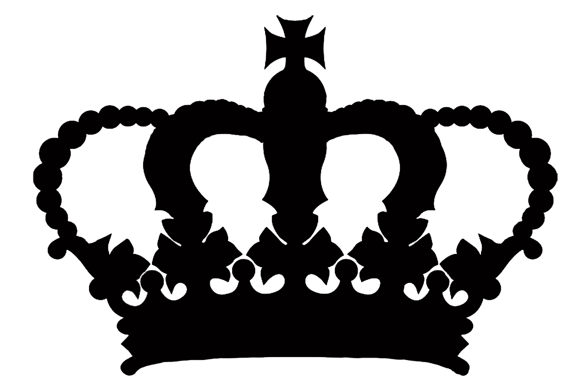 Queen clipart black and. Crown clip art