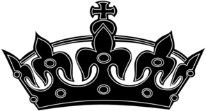 At clker com vector. Crown clip art black and white