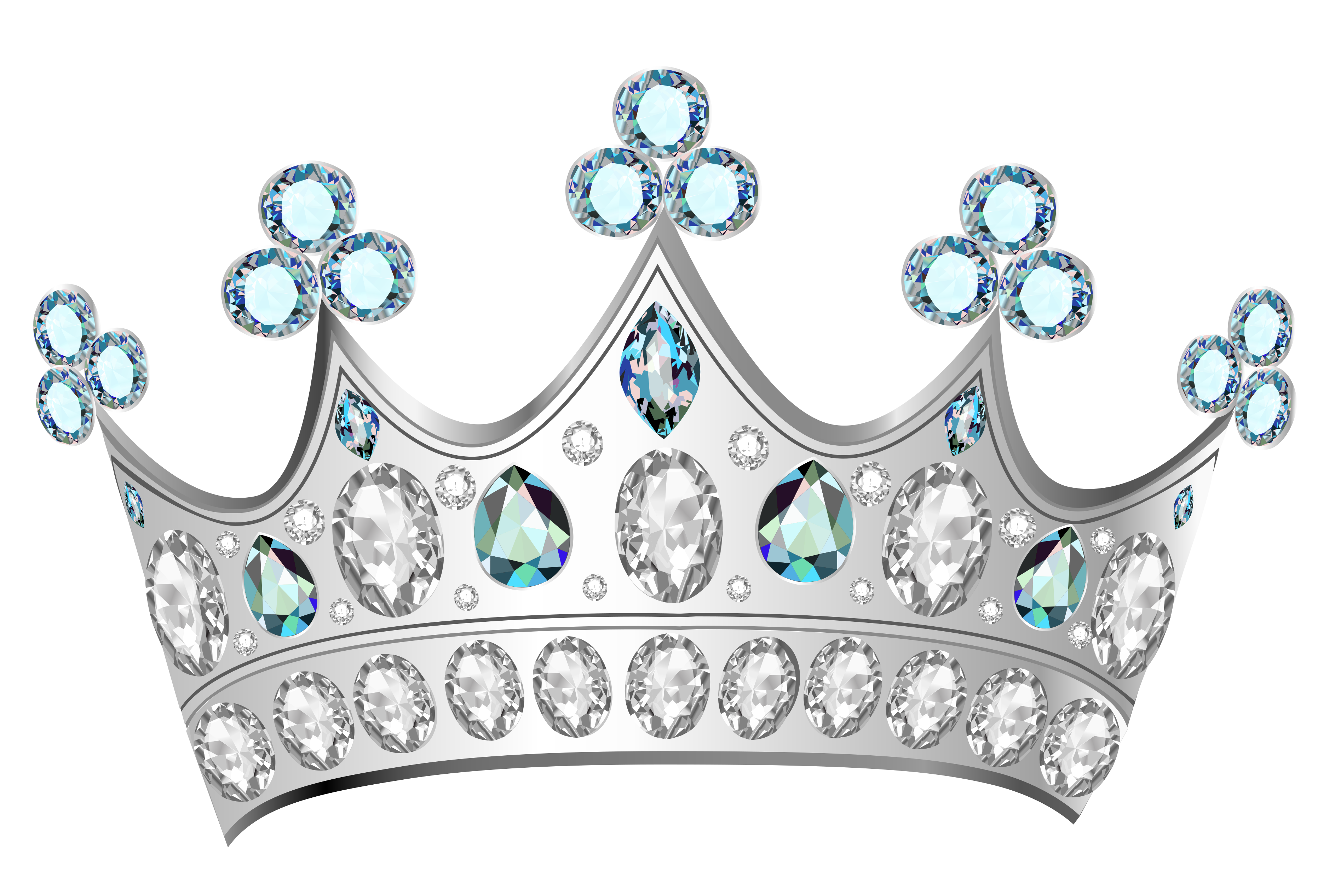 Crown png picture gallery. Clipart diamond silver diamond