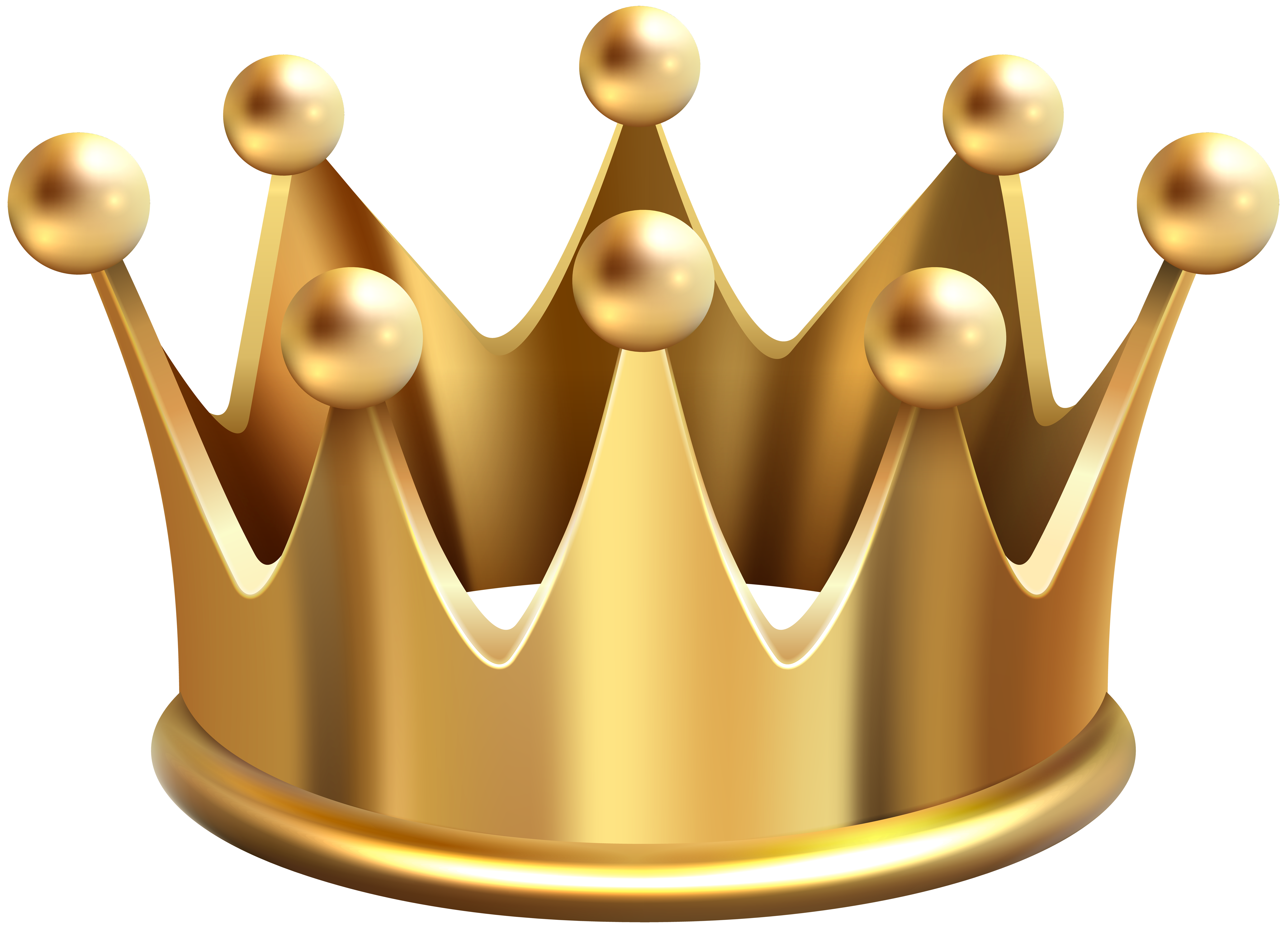 Gold png image gallery. Crown clip art high resolution