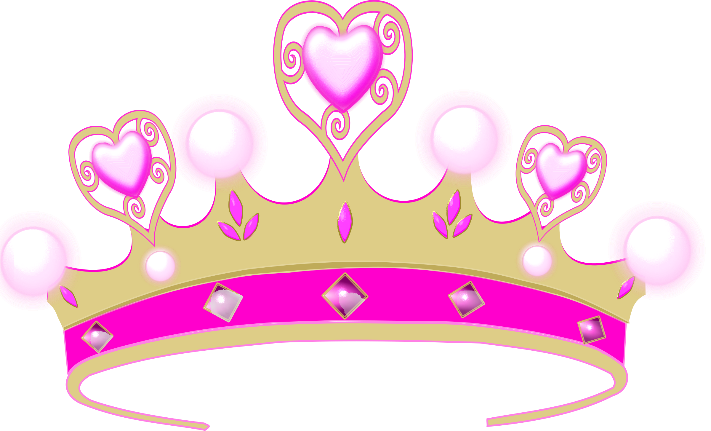 Pink queen clipart panda. Crown clip art queen's