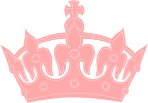 Pink at clker com. Crown clip art royal crown
