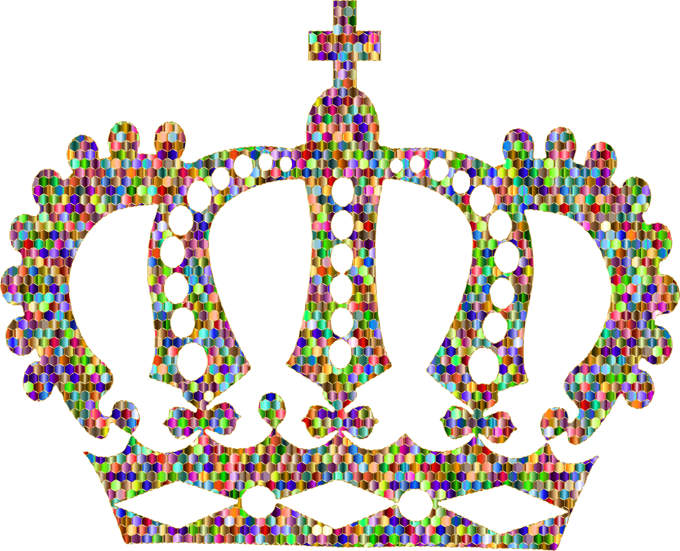 Crowns clipart unisex. Chromatic gold royal crown