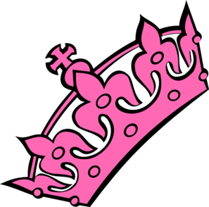 Crown clip art tiara. Pink haley princess at