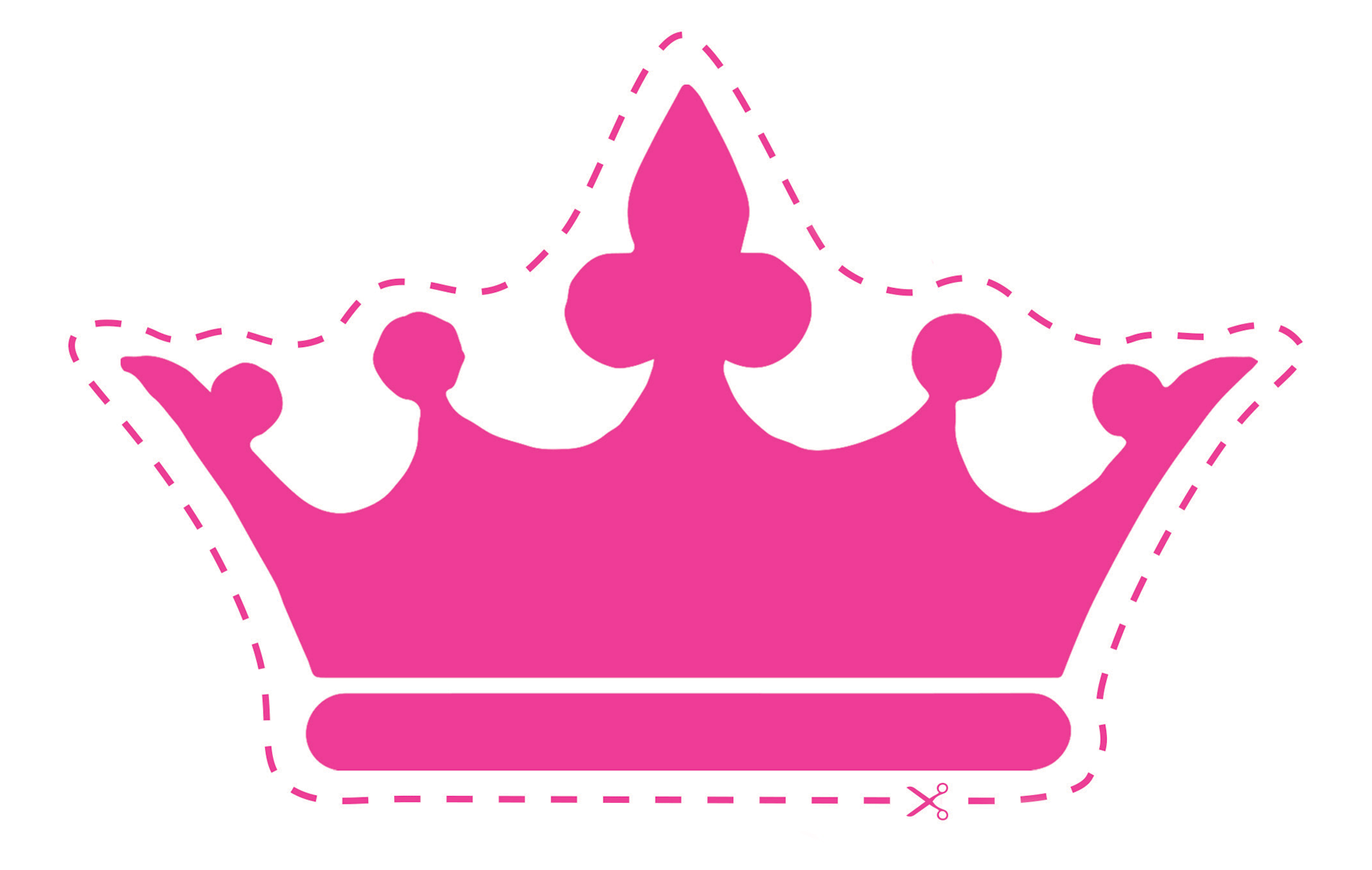 crown clipart pink