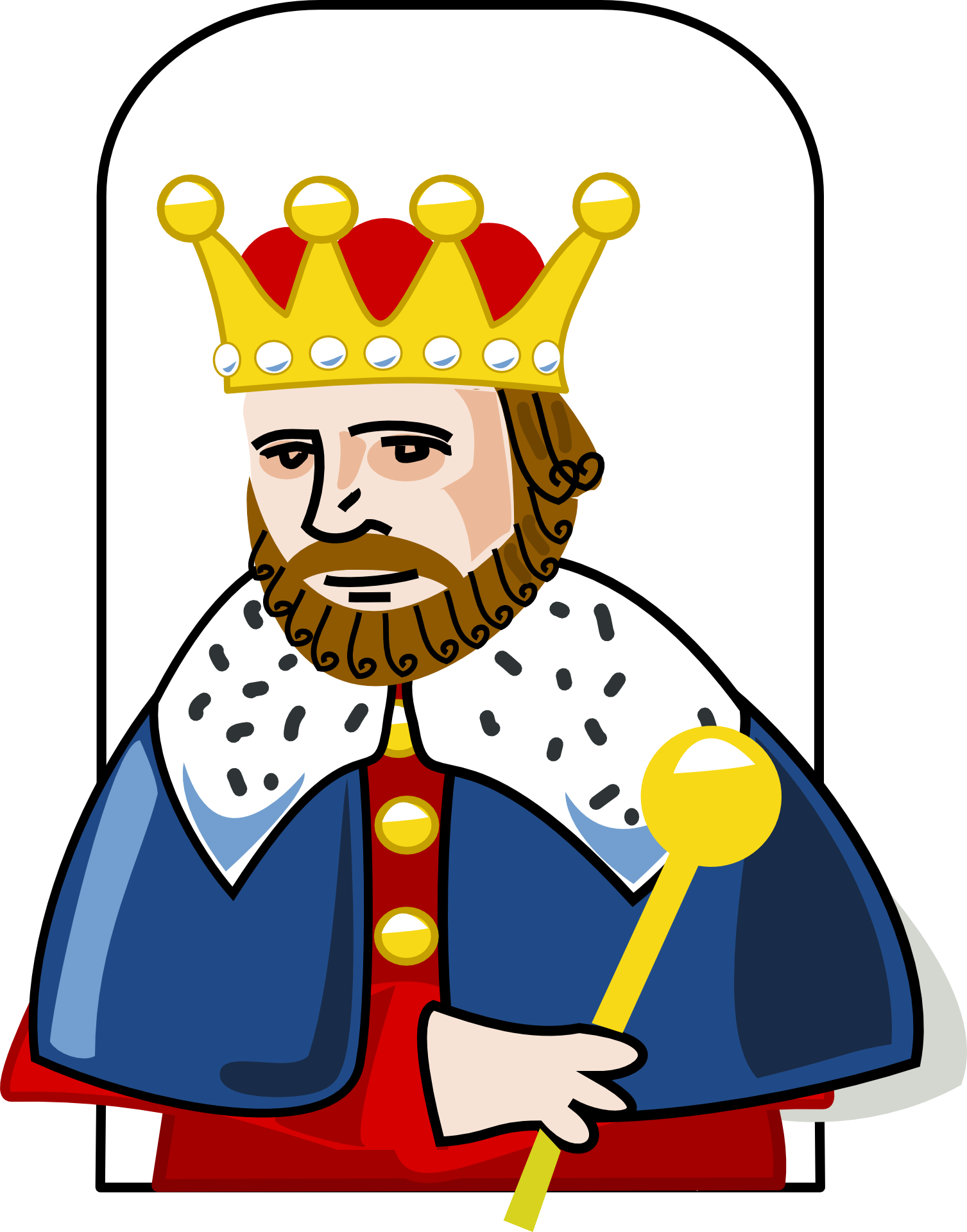 crown clipart scepter