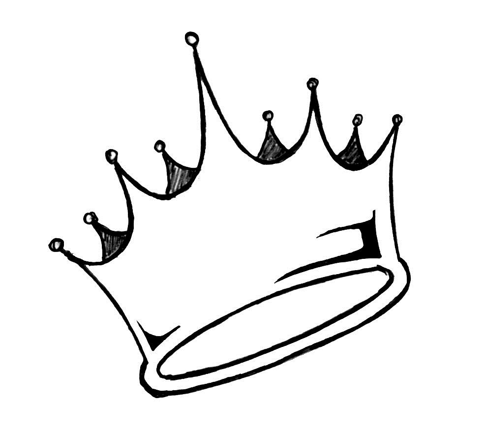 crown clipart sketch