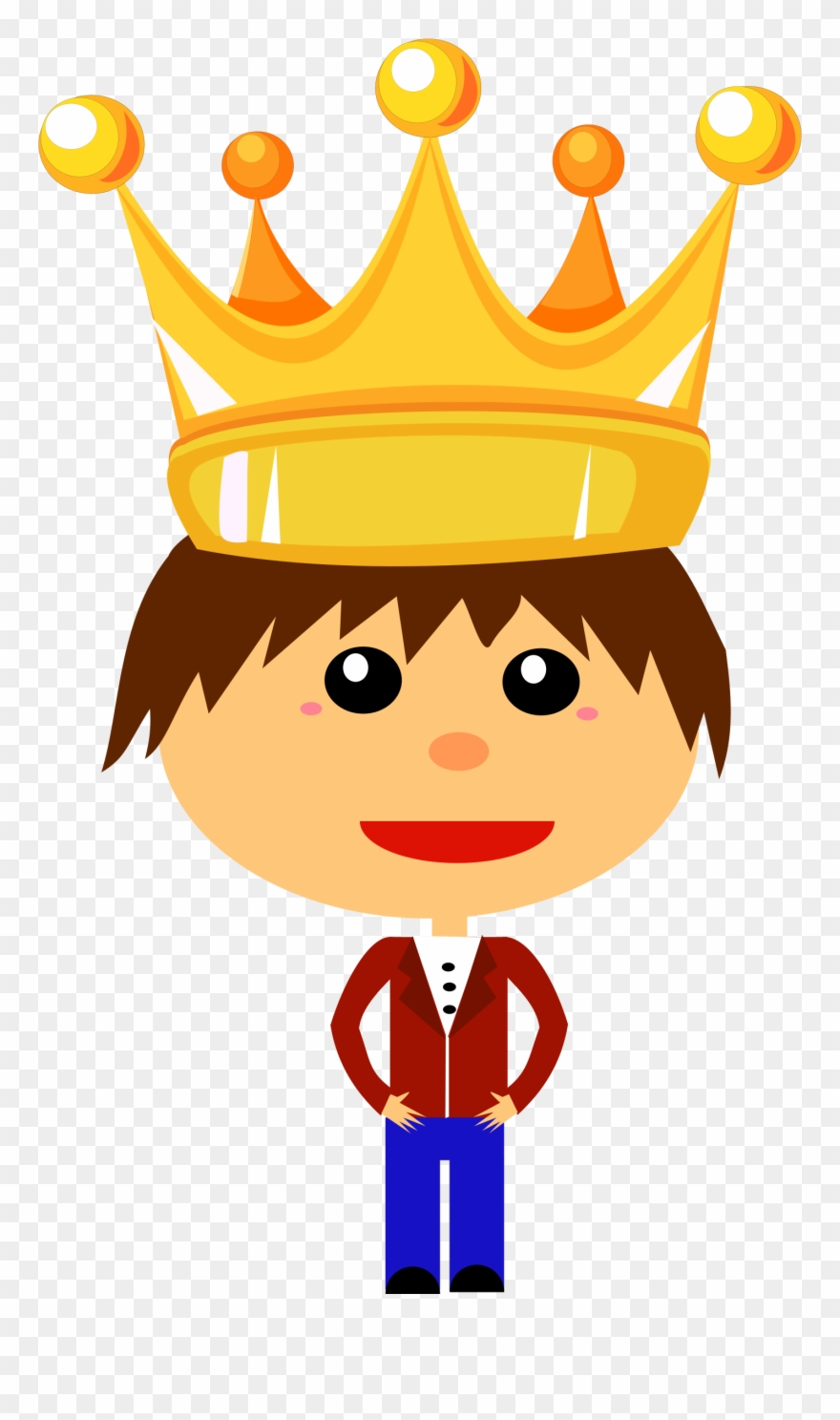 Crowns clipart boy clipart. Big image with crown