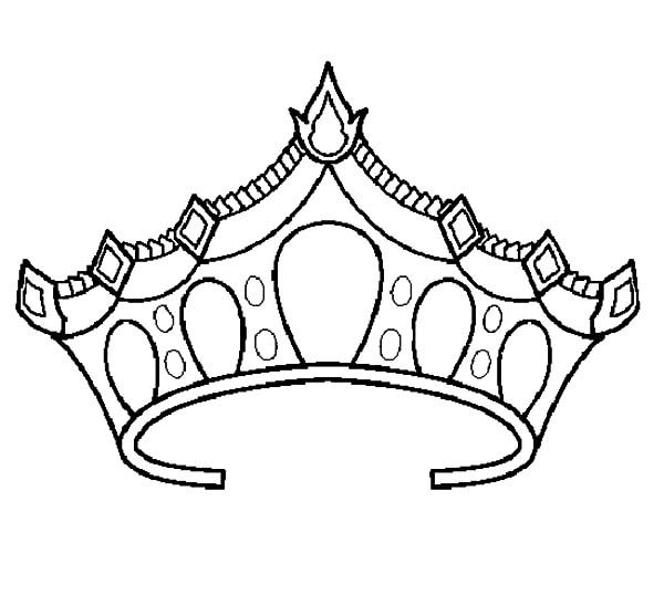 crowns clipart colouring