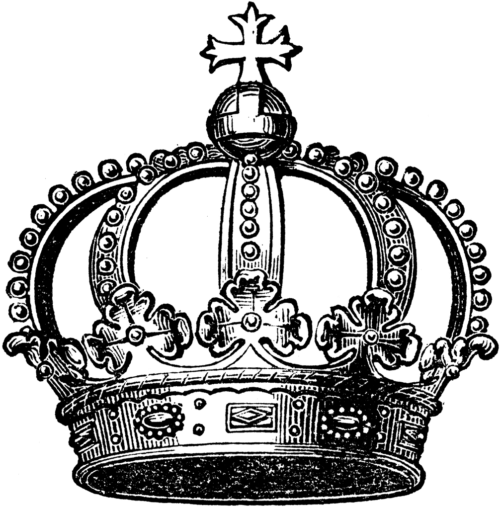 crowns clipart detailed