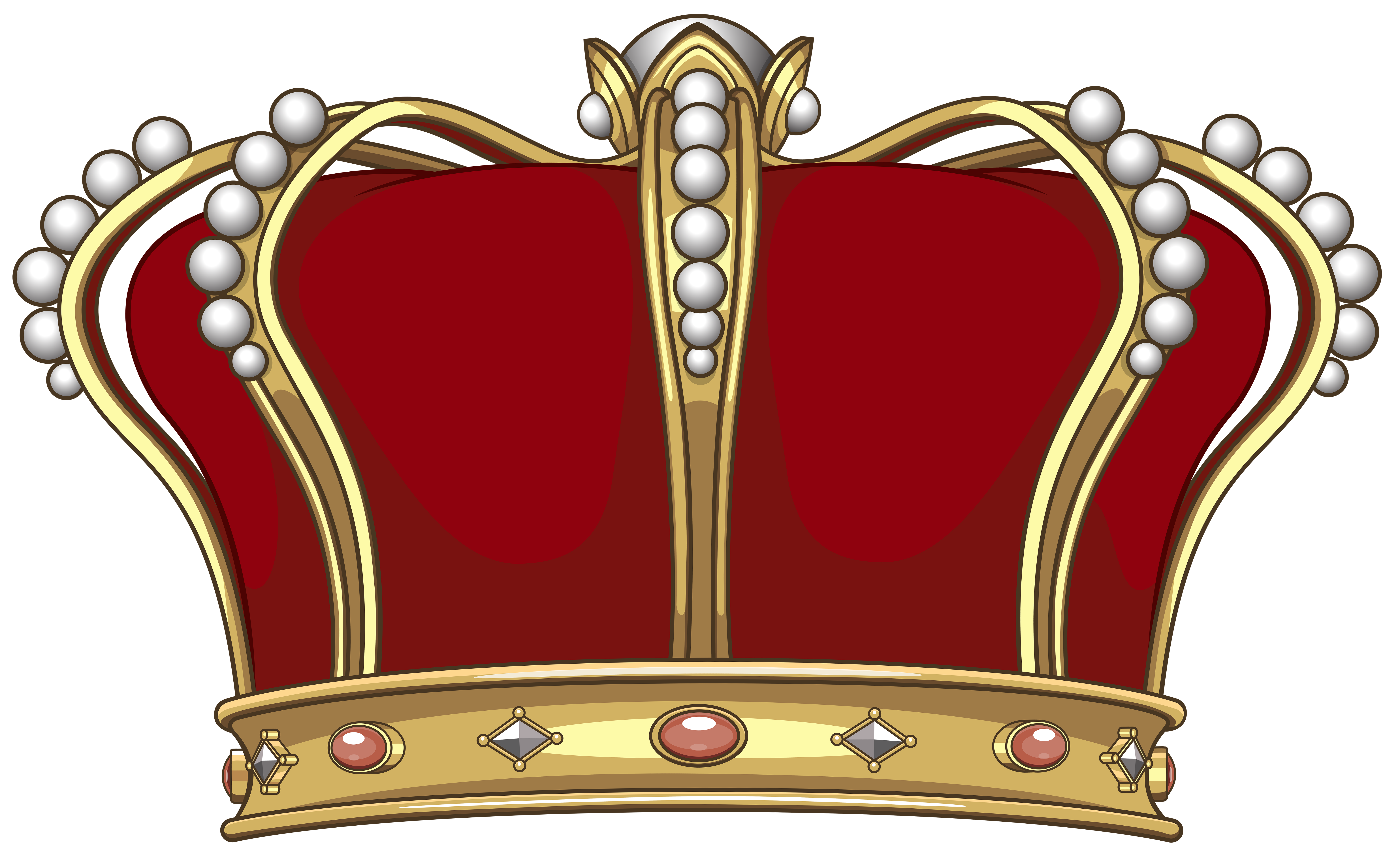 queen clipart crown king