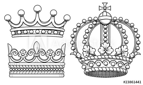 crowns clipart ornate