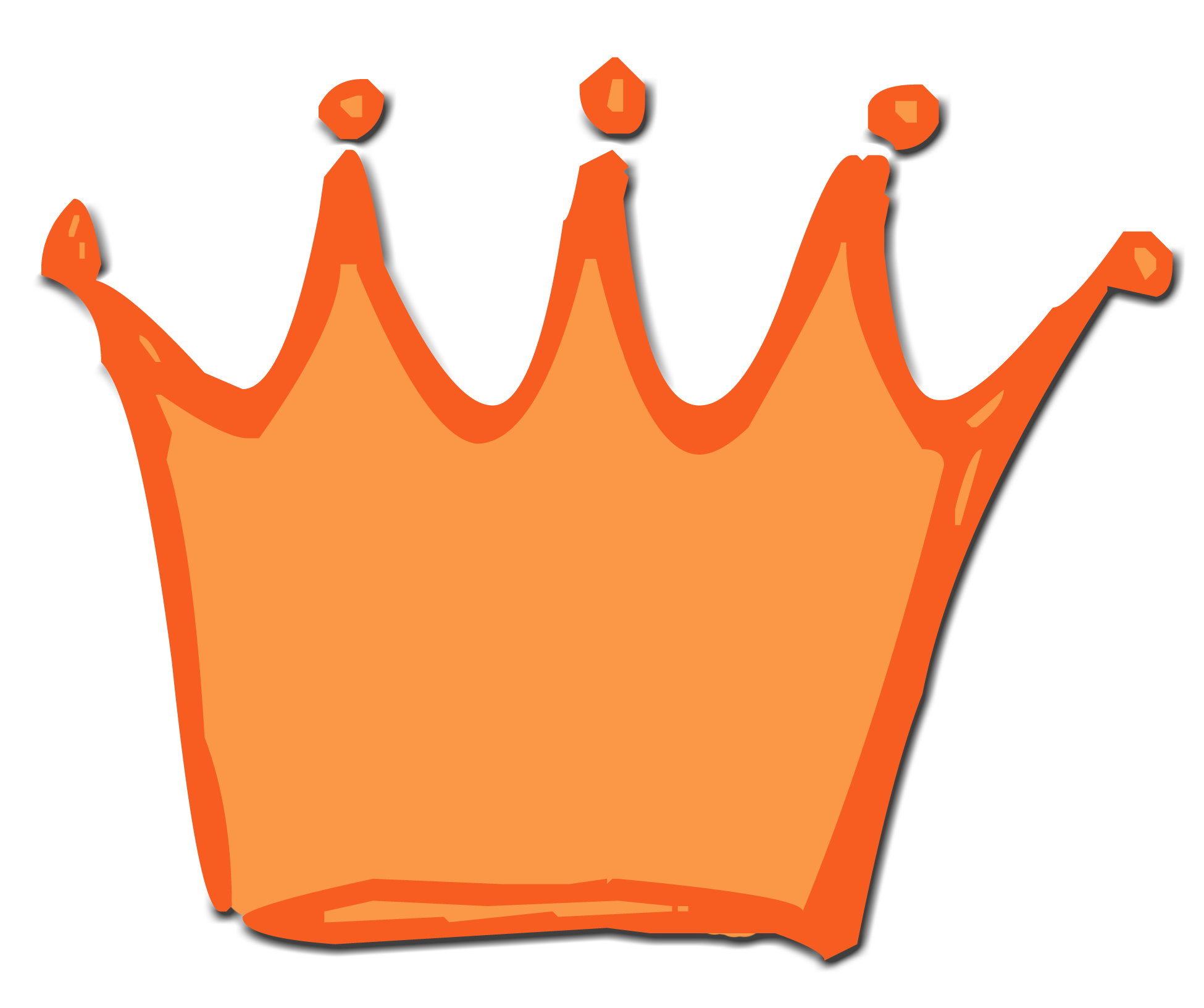 crowns clipart tilted