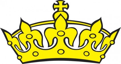 King and queen crowns. Clipart crown