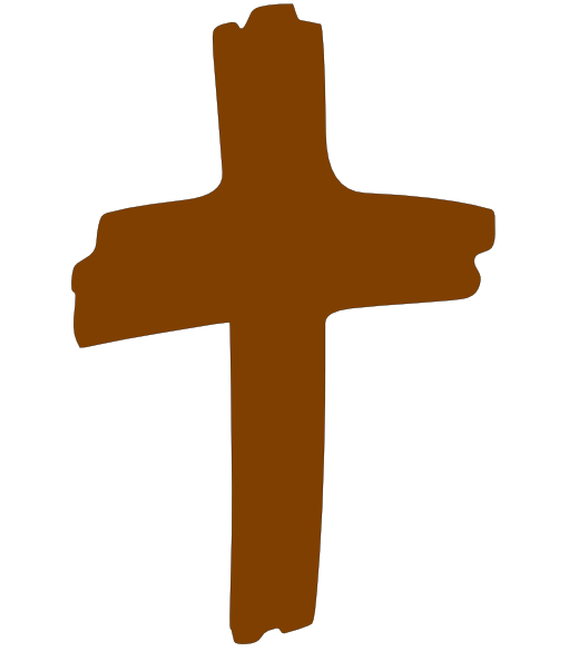 Cross cliparts zone . Crucifix clipart brown