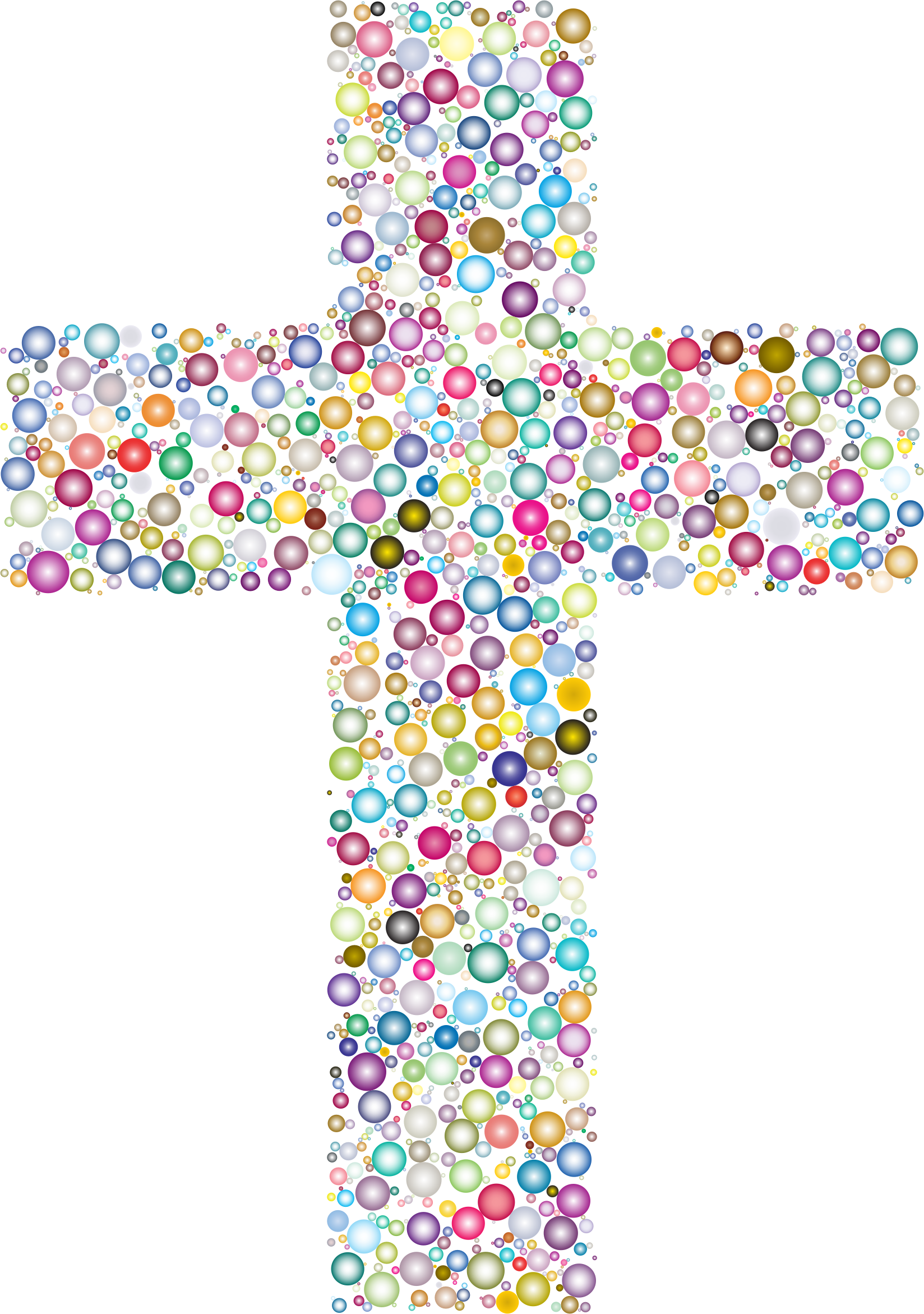 crucifix clipart colorful cross