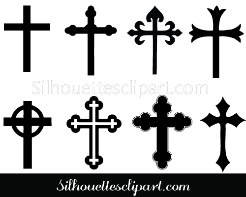 crucifix clipart cross shape