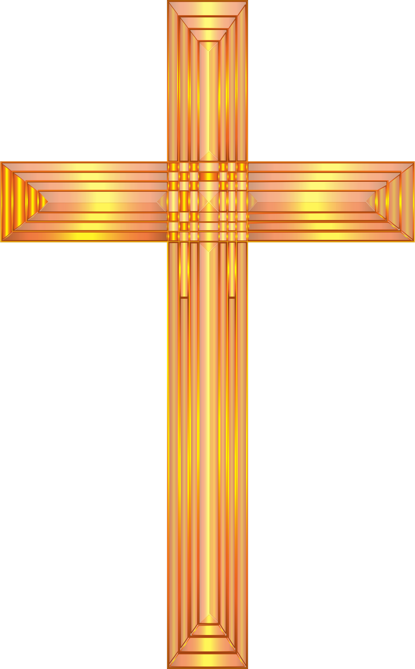 crucifix clipart gold crucifix