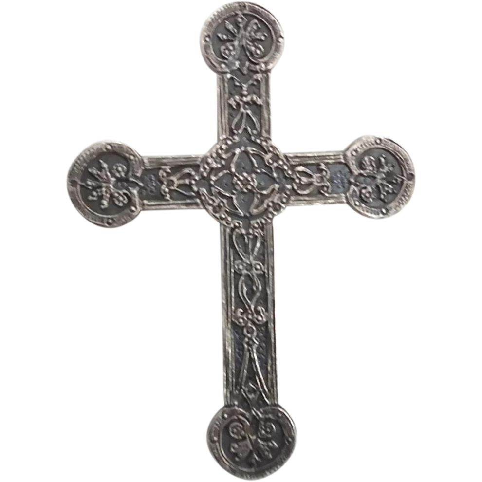crucifix clipart ornate cross