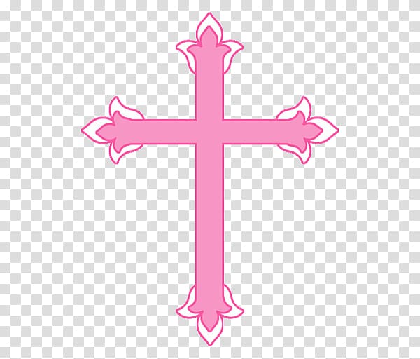 crucifix clipart pink cross