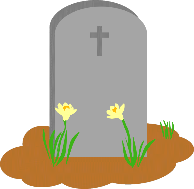 dead clipart tombstone