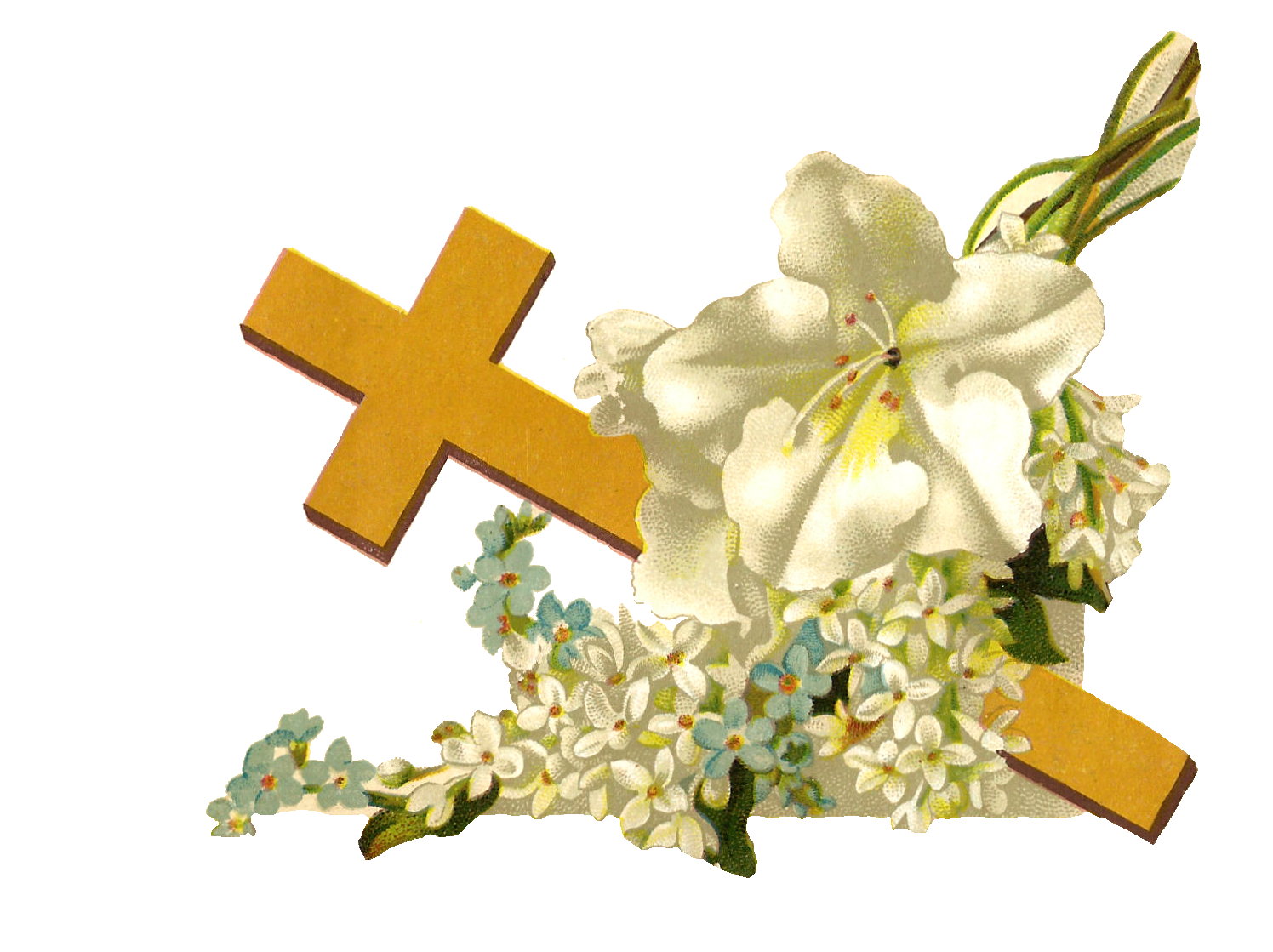 Crucifix clipart skinny cross. And flowers encode to