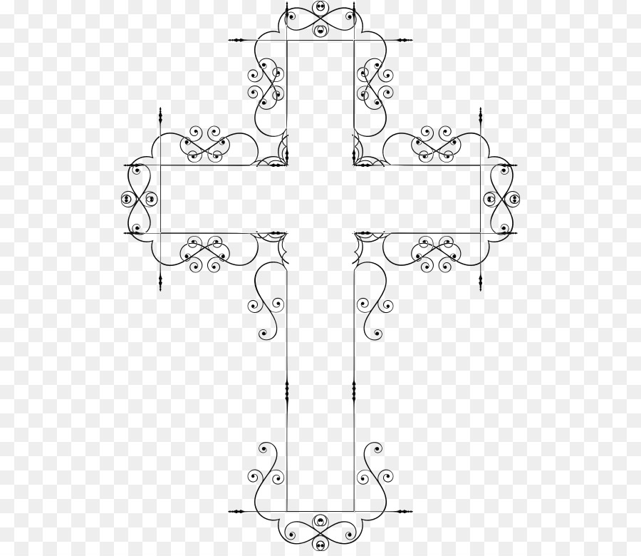 crucifix clipart trinity cross