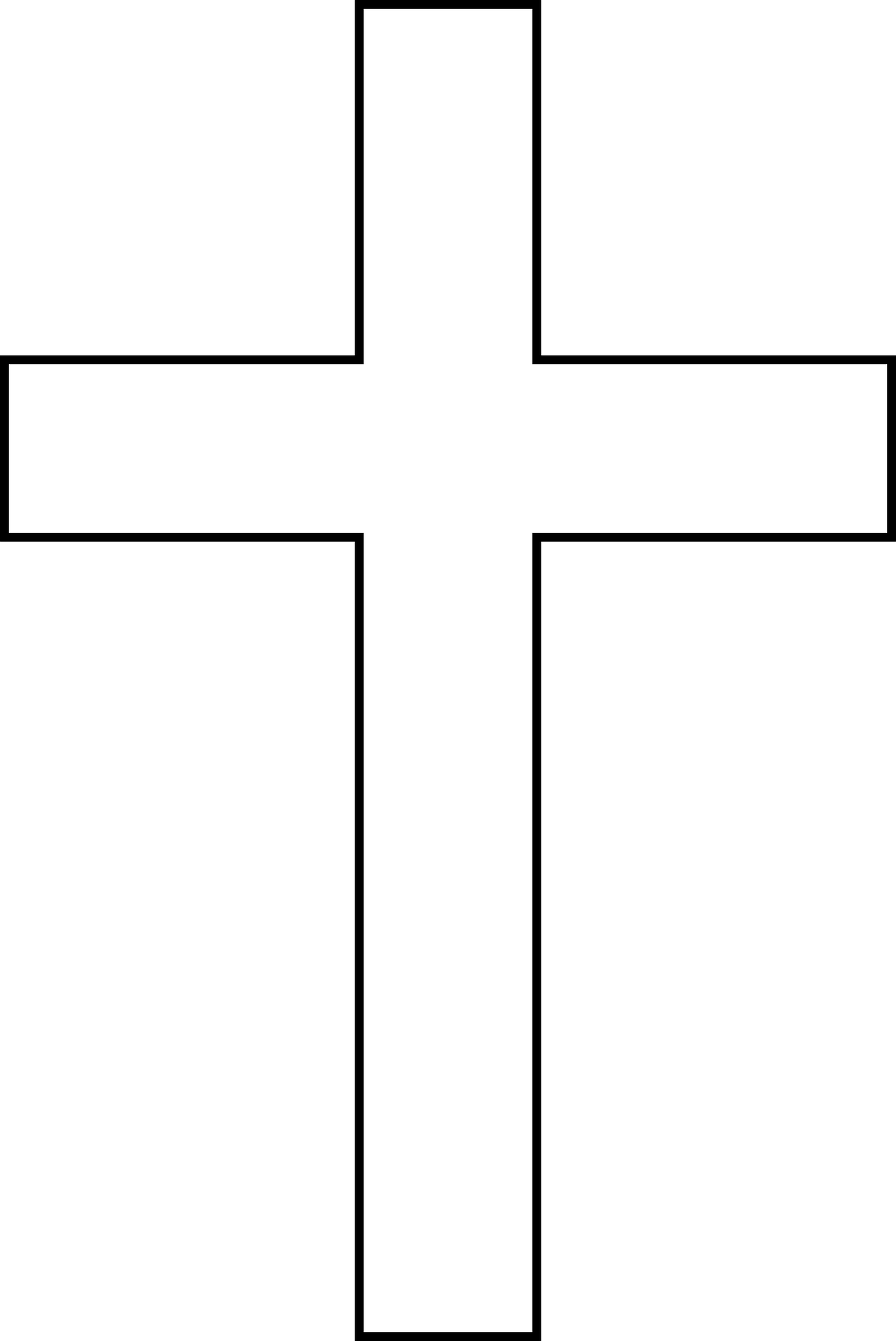 crucifix clipart vector