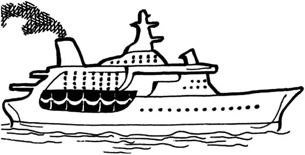cruise clipart drawing