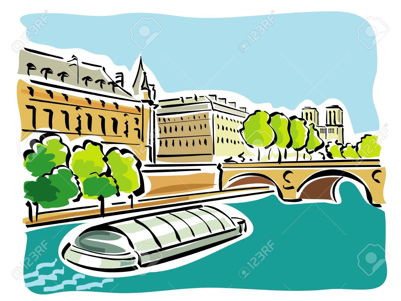 cruise clipart river cruise