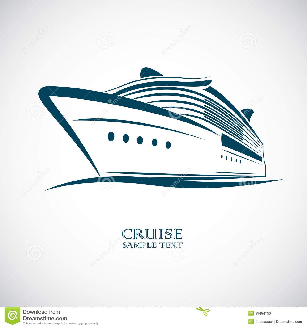 cruise clipart vector