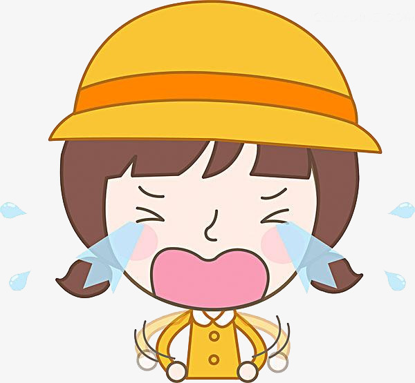 Cry clipart. Crying child vector diagram