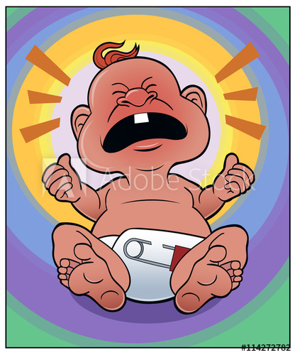 cry clipart big baby
