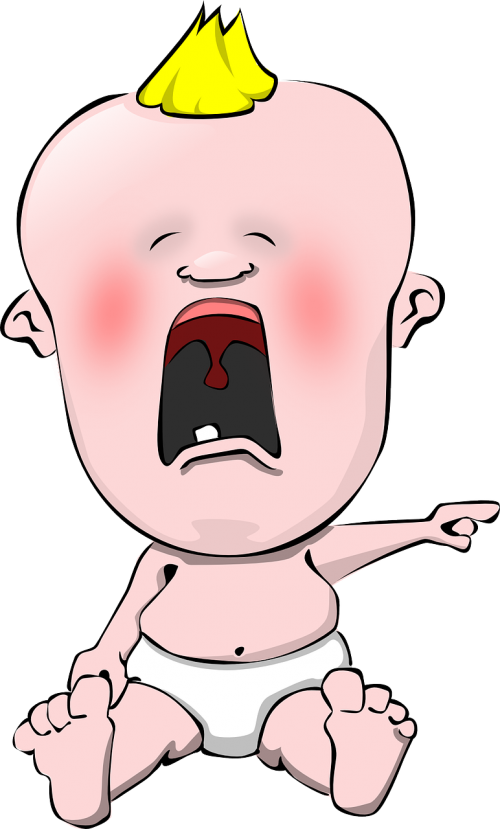 cry clipart kid mad