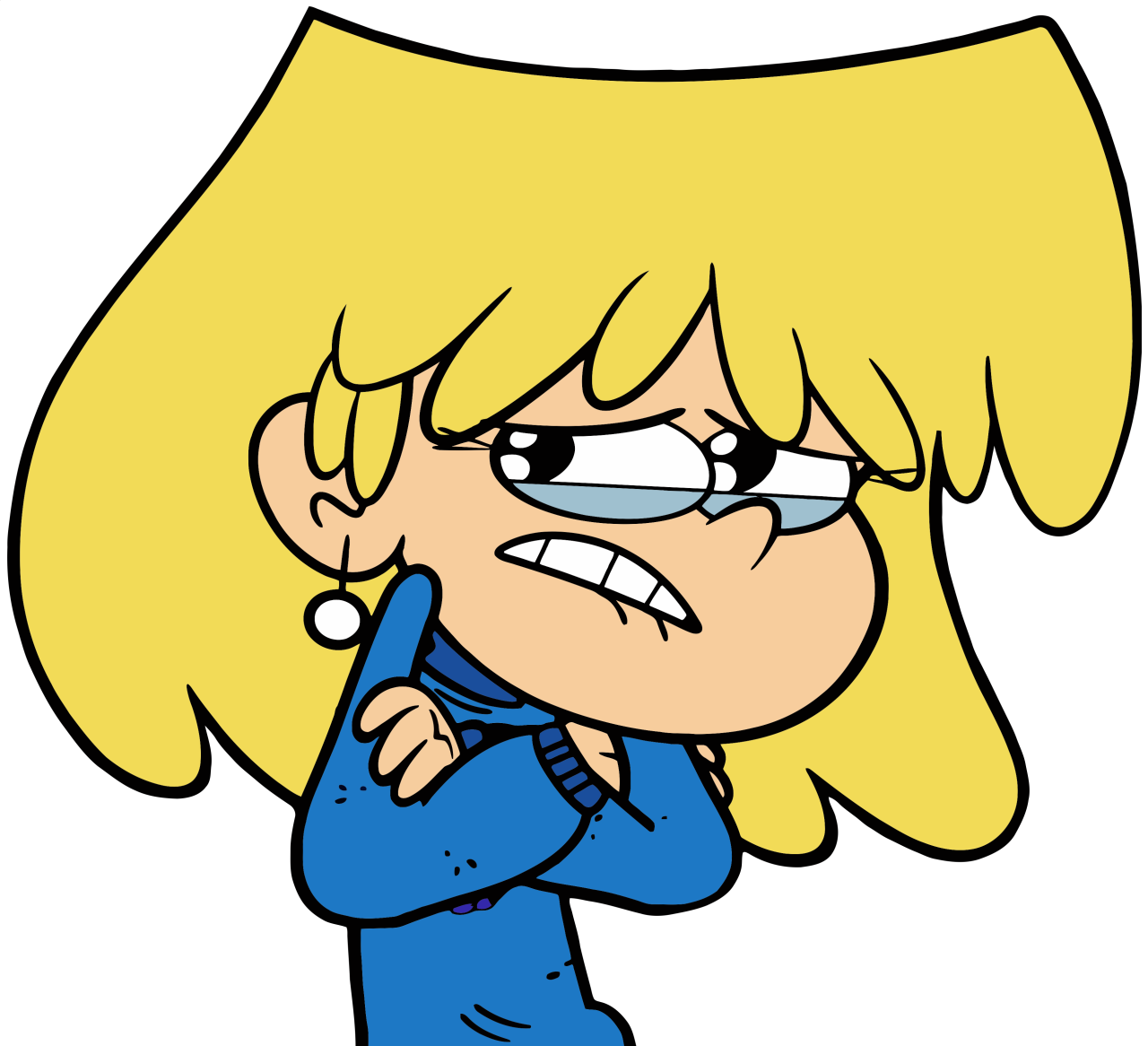 cry clipart loud person