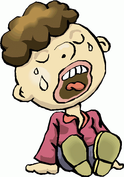 cry clipart toddler