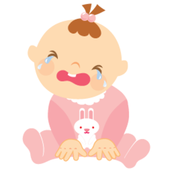 infant clipart fussy baby